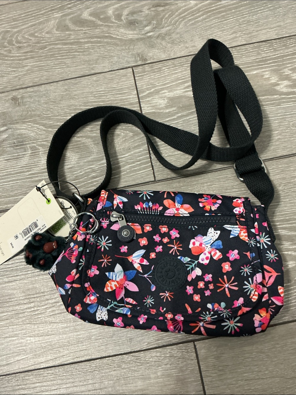 NWT KIPLING Sabien “FESTIVAL BLOSSOM”  Small Crossbody Shoulder Bag